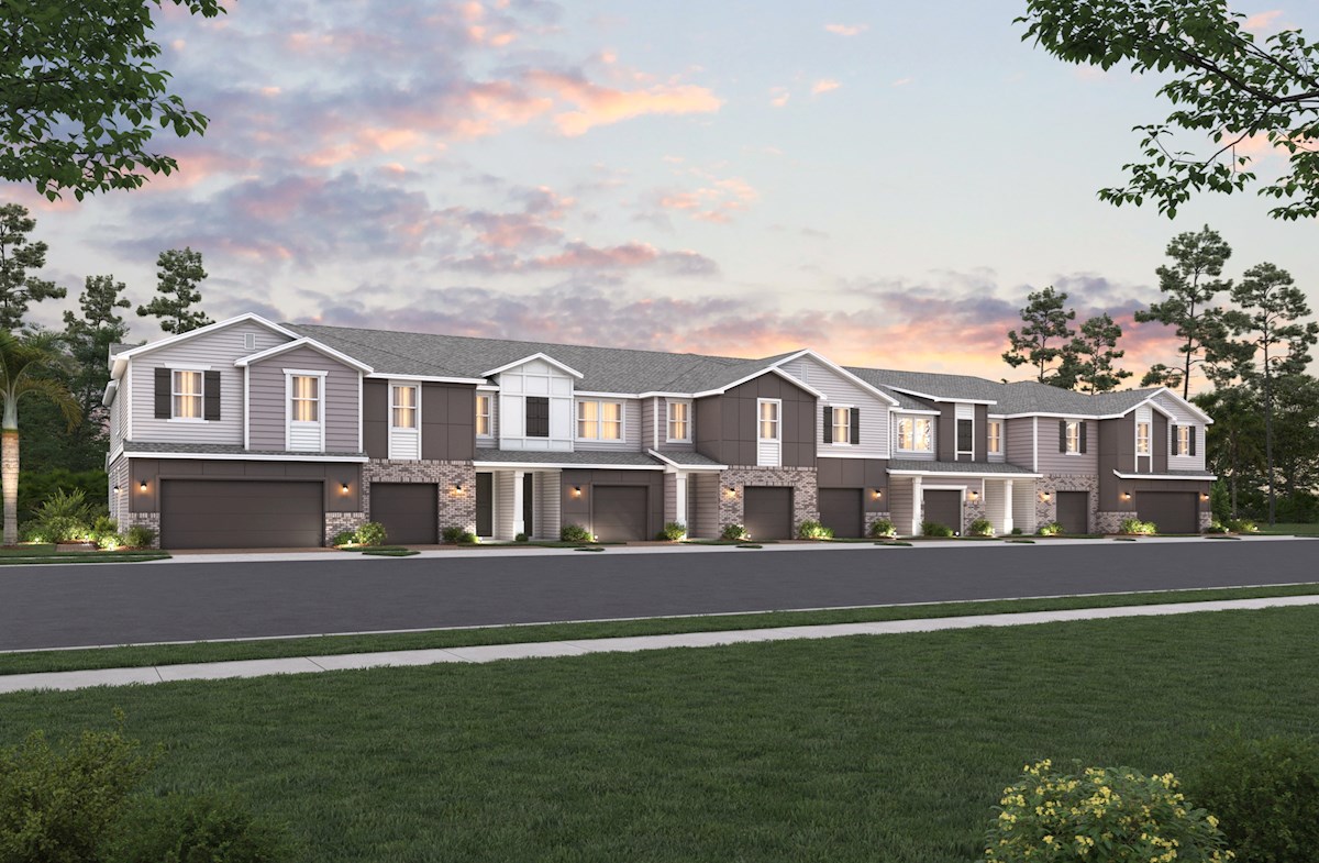 exterior rendering of townhome