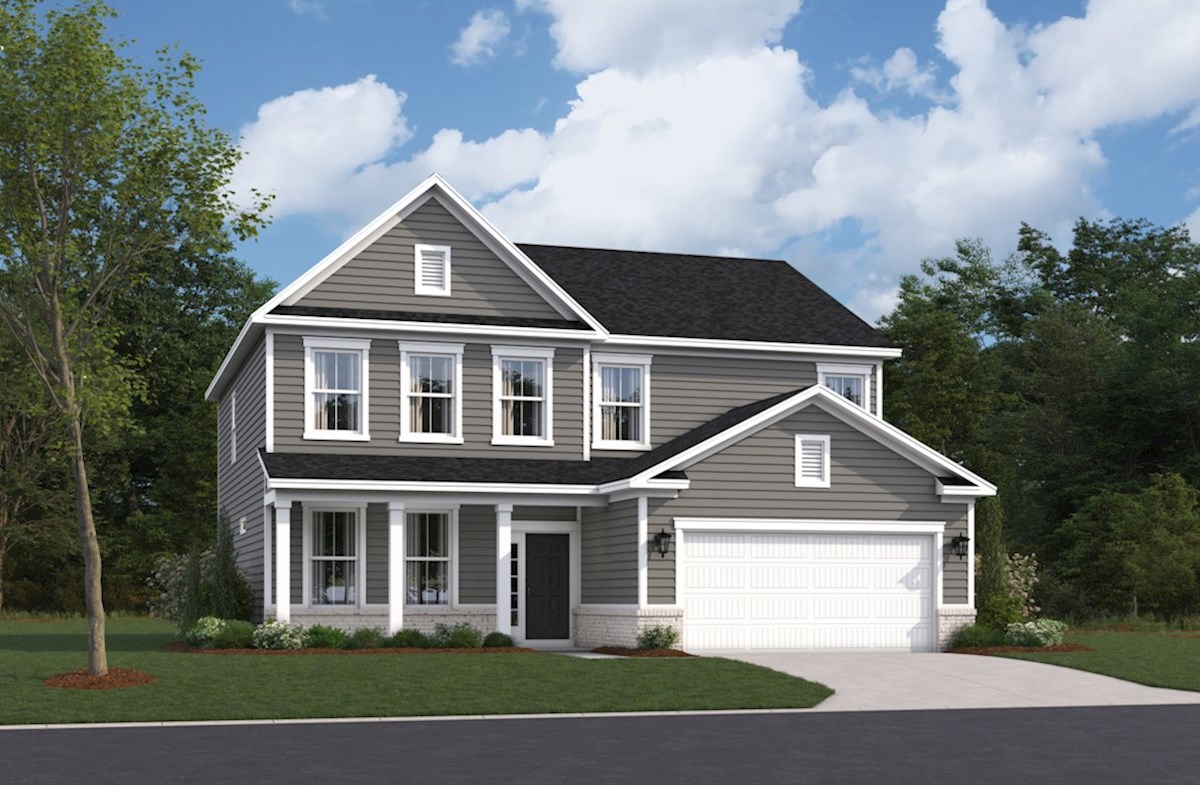 Rushmore Home Plan in Brownstone, New Whiteland, IN | Beazer Homes