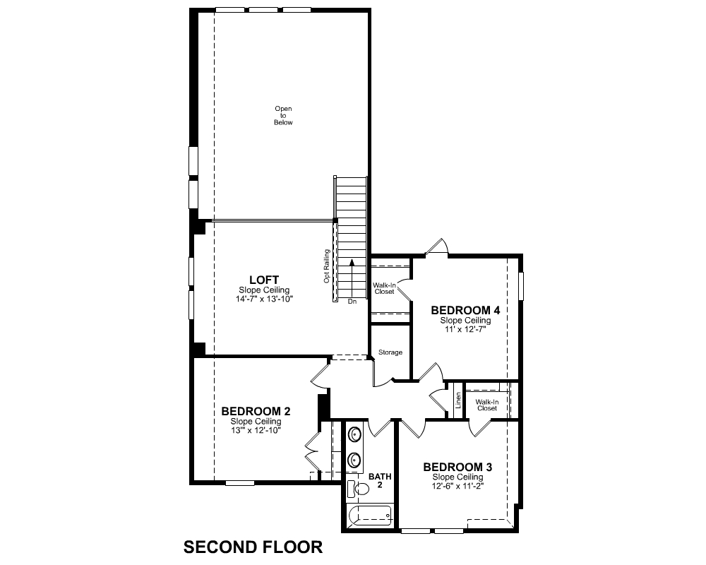 2nd Floor floor plan