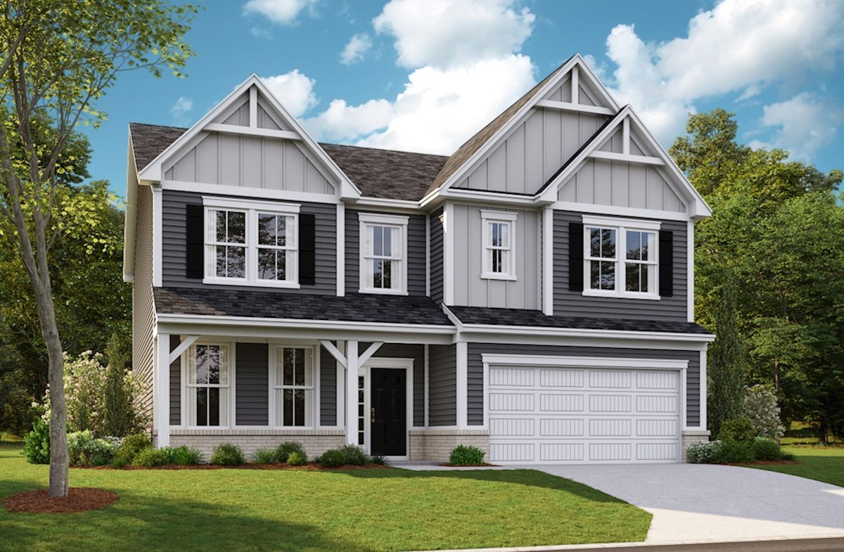 Liberty Home Plan in Brownstone, New Whiteland, IN | Beazer Homes