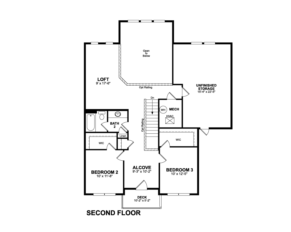 Bayard Home Plan in Bishop's Landing, Millville, DE | Beazer Homes ...