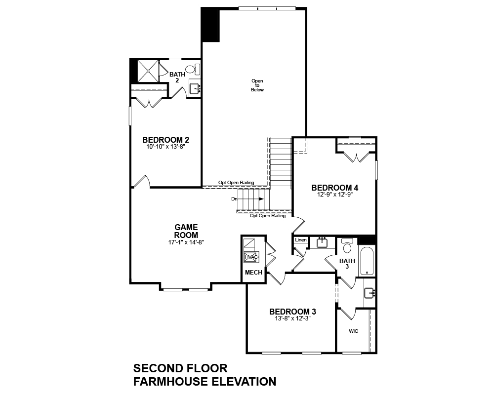 Persimmon Home Plan in Harborview, Myrtle Beach, SC | Beazer Homes ...