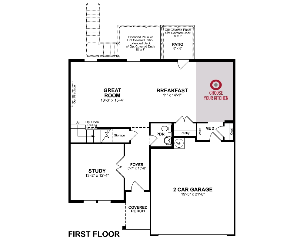 1st Floor floor plan