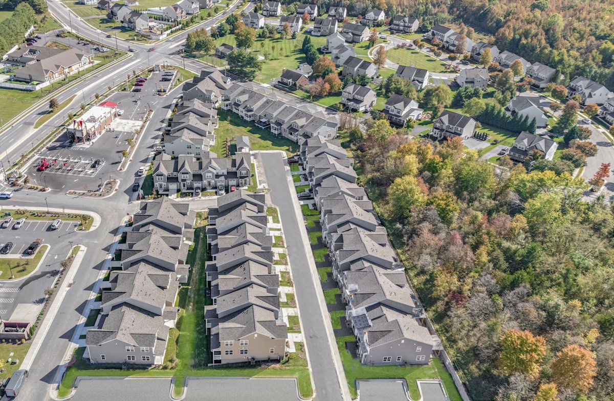 aerial image of the community