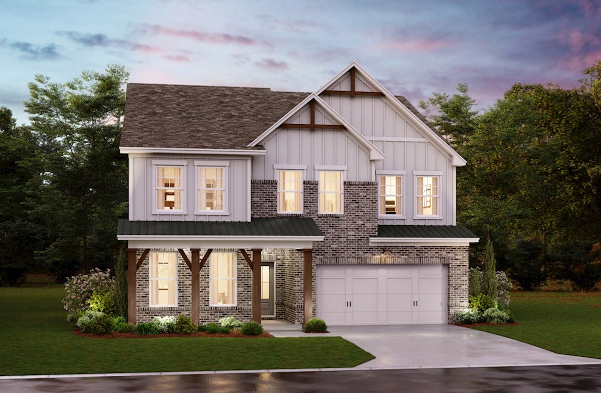 Tucker Home Plan In Pine Mountain Park Kennesaw Ga Beazer Homes