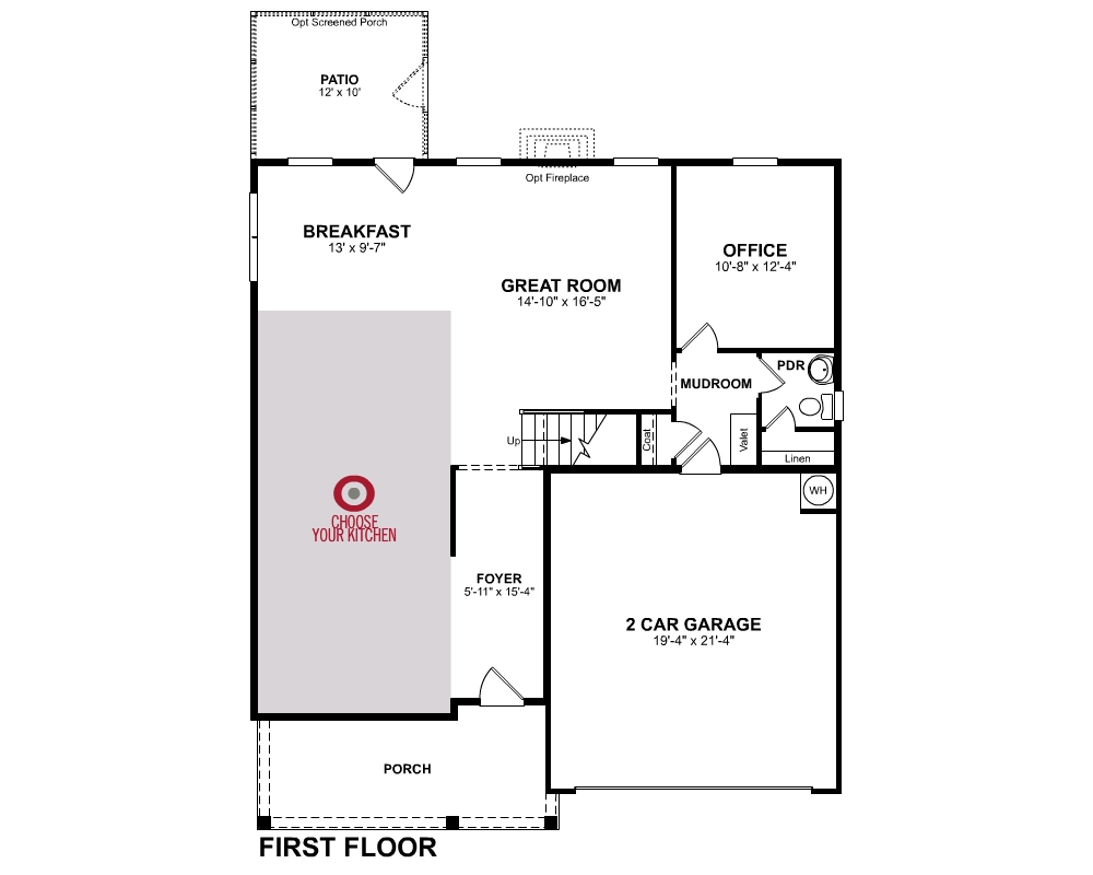 1st Floor floor plan