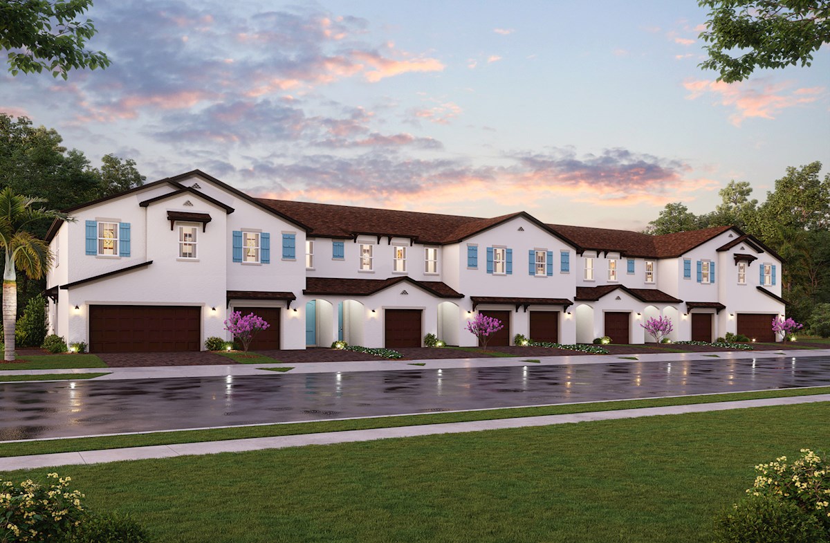 exterior townhome rendering