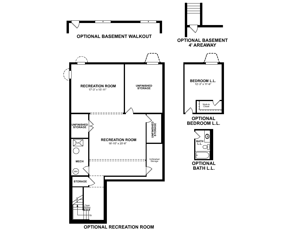 Brightwood Home Plan In Villas At Potomac Shores, Dumfries, Va 