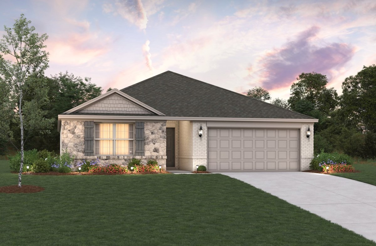 Allegheny Home Plan in Wildcat Ranch, Crandall, TX | Beazer Homes