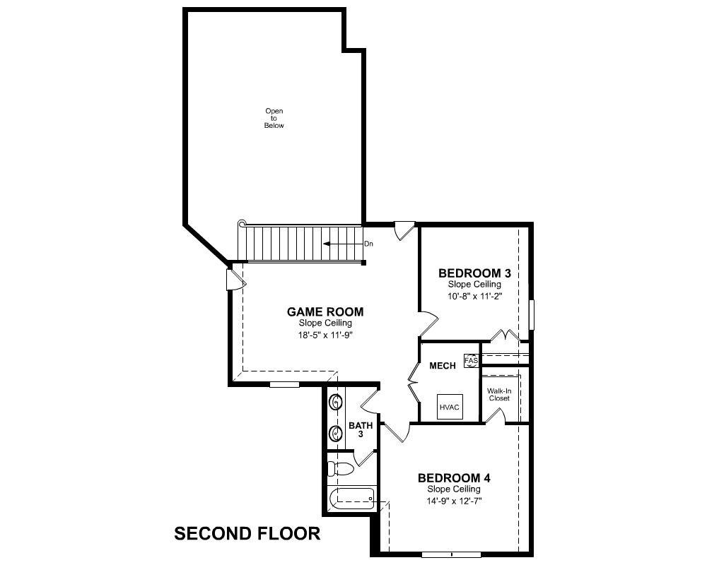 2nd Floor floor plan