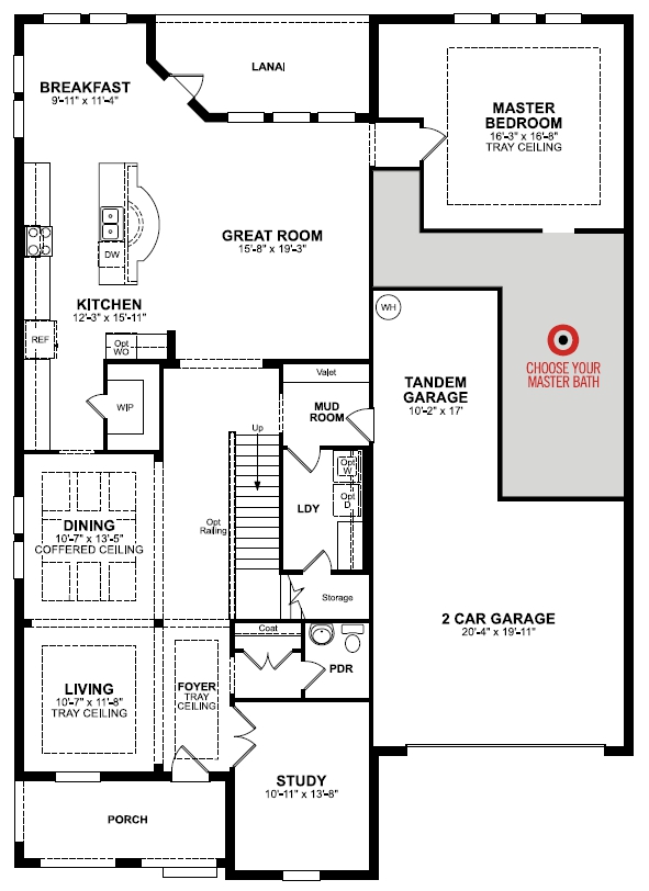 Wilson Home Plan in Windermere Isle, Windermere, FL | Beazer Homes ...