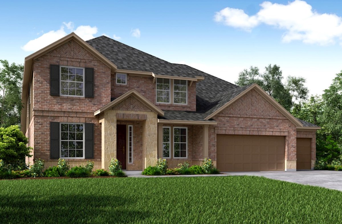 Lockhart Home Plan In Young Ranch, Katy, TX | Beazer Homes - Beazer Homes