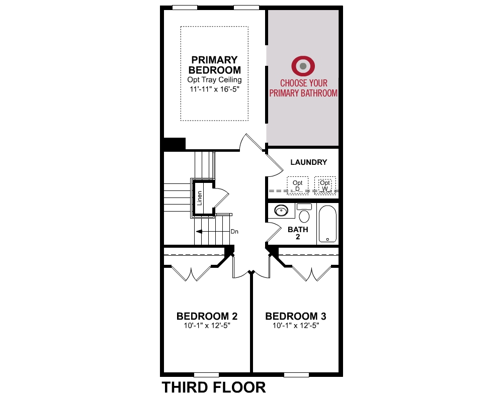 Main floor plan for 3rd Floor