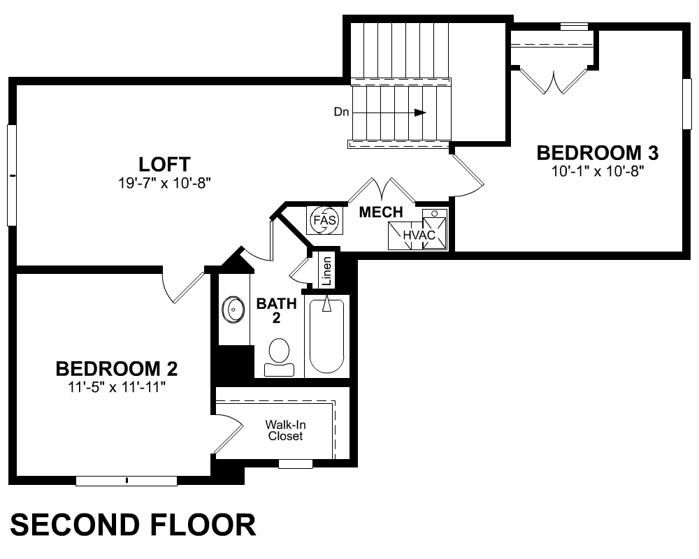 2nd Floor floor plan