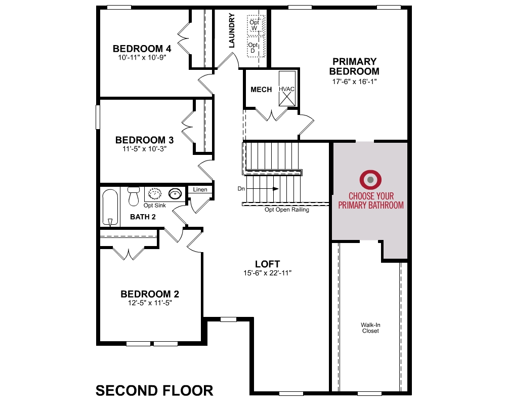 2nd Floor floor plan