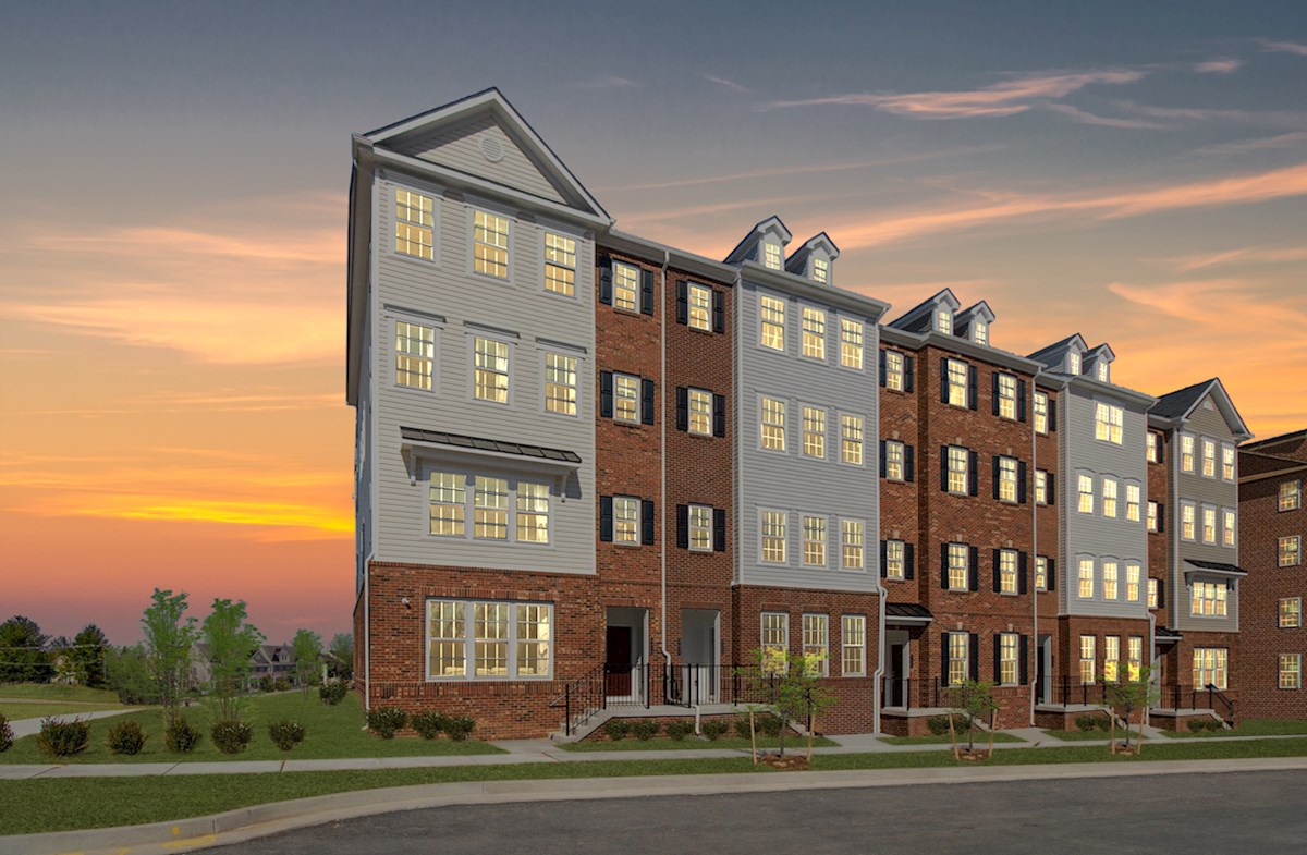 2-story condo exterior with steps