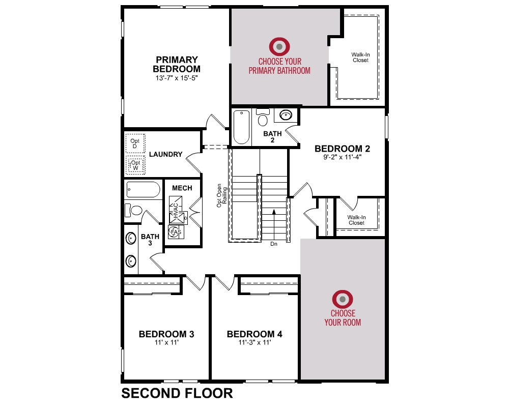 2nd Floor floor plan