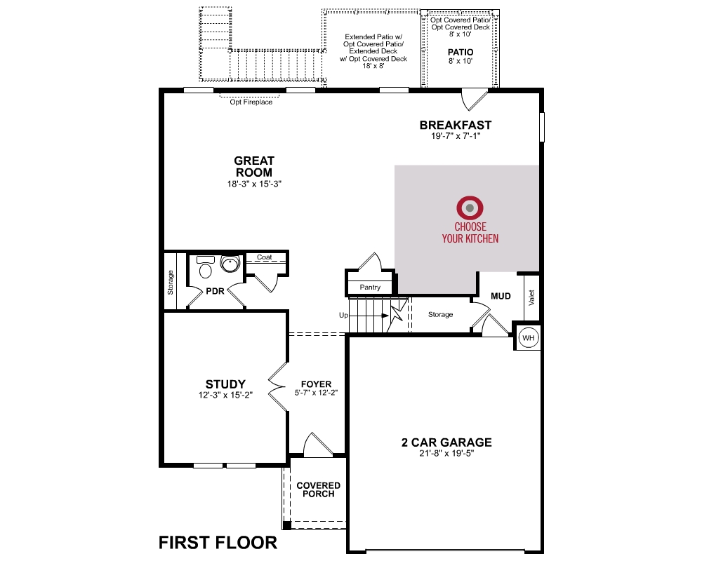 1st Floor floor plan