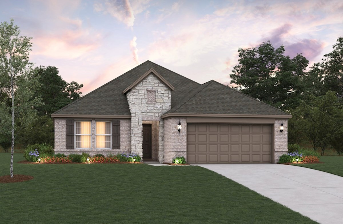 Brooks Home Plan in Brookville Estates, Forney, TX | Beazer Homes