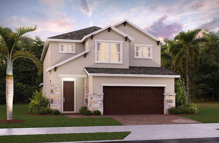 Brentwood Elevation Tuscan L