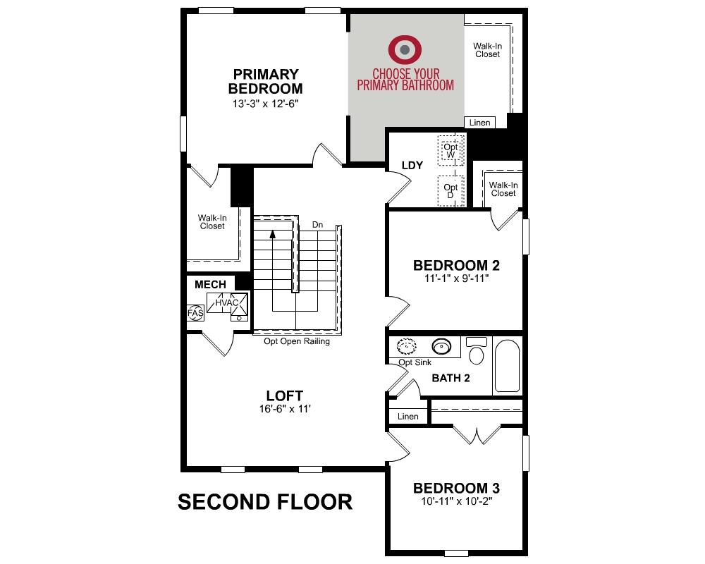 2nd Floor floor plan