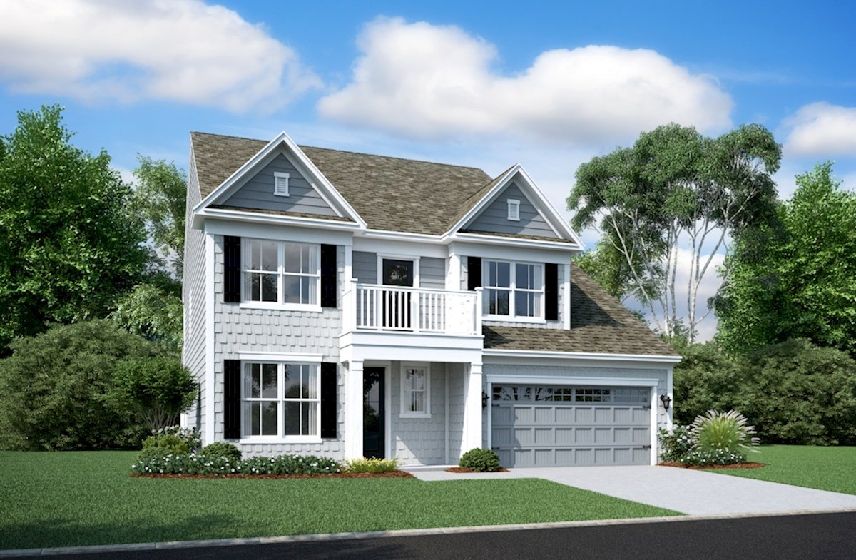 Bayard Home Plan in Bishop's Landing, Millville, DE | Beazer Homes ...