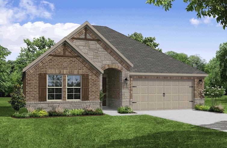 Magnolia Elevation French Country A quick move-in