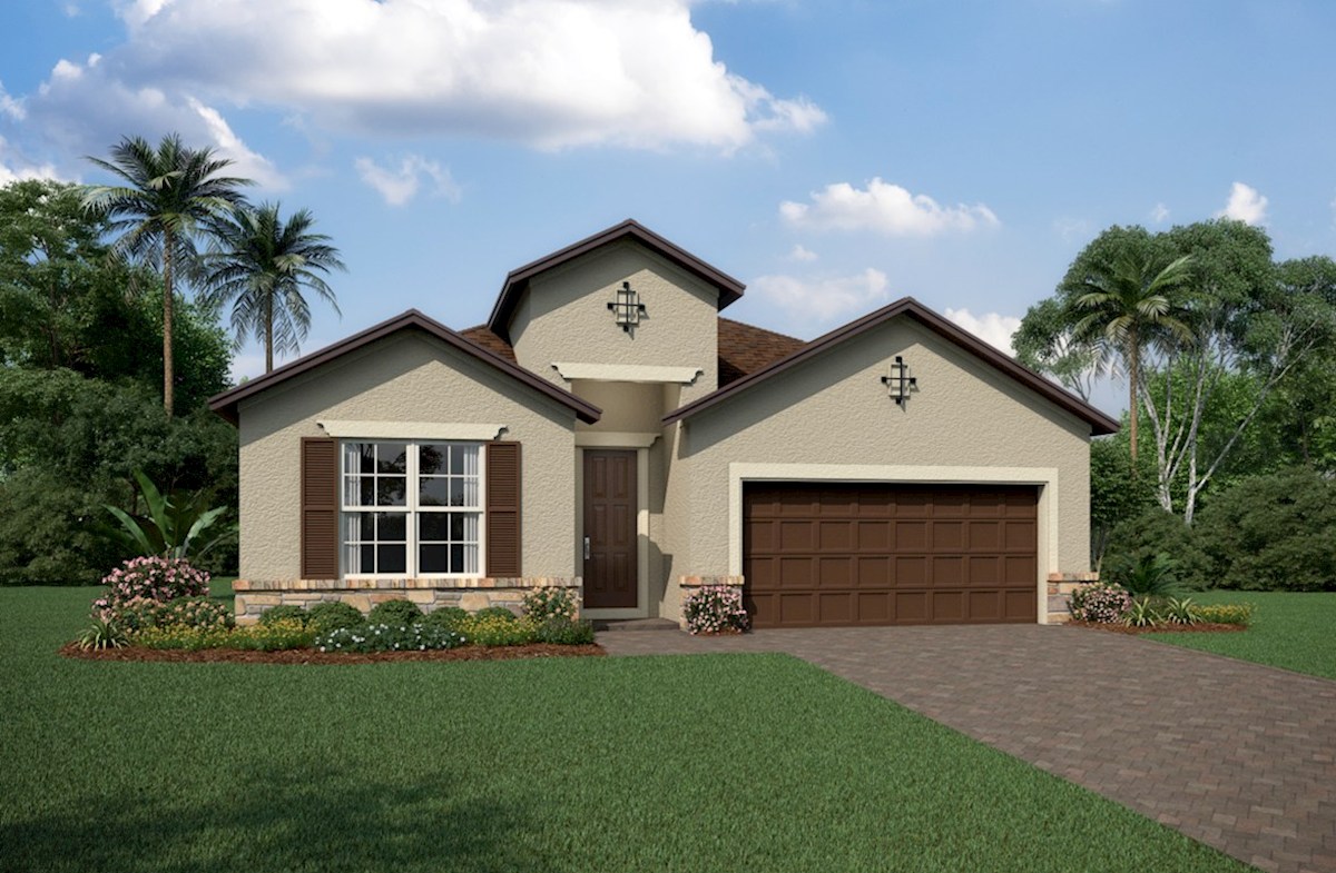 Aspen Home Plan in Reserve at Sawgrass, Orlando, FL | Beazer Homes ...