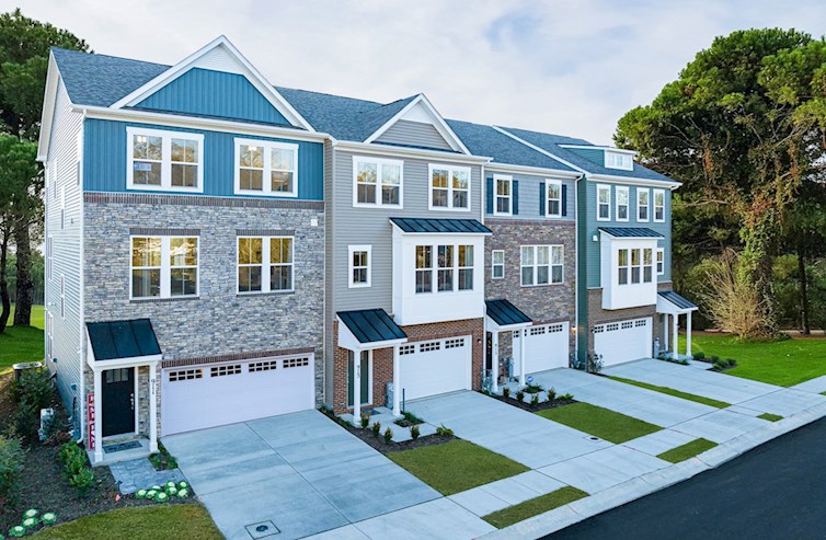 model townhome exteriors