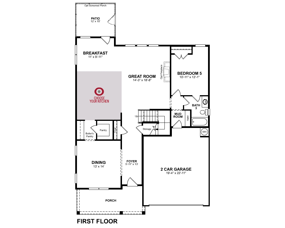 1st Floor floor plan