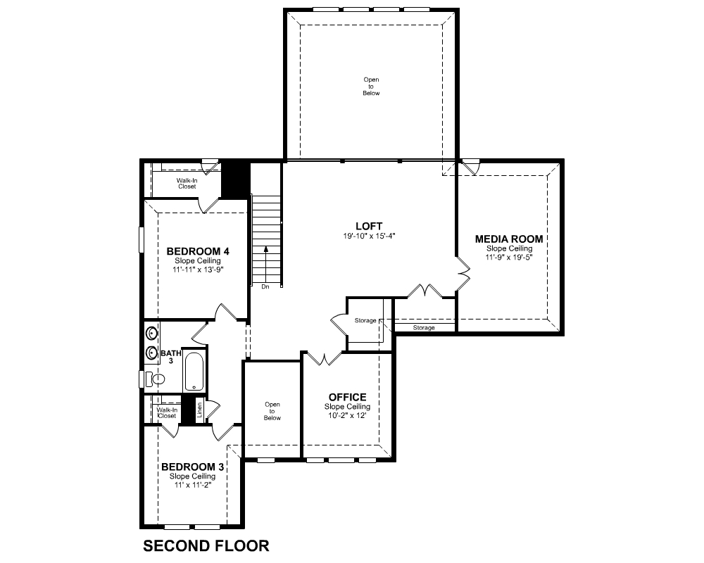 2nd Floor floor plan