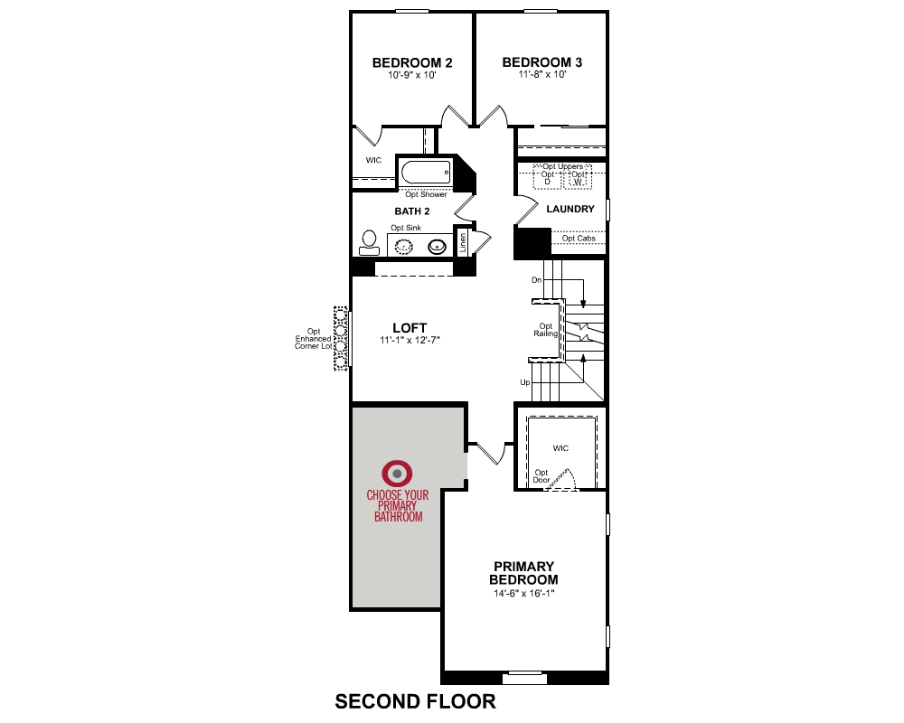 Main floor plan for 2nd Floor
