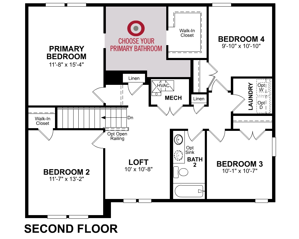 2nd Floor floor plan