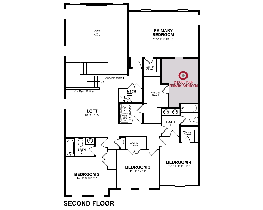 2nd Floor floor plan