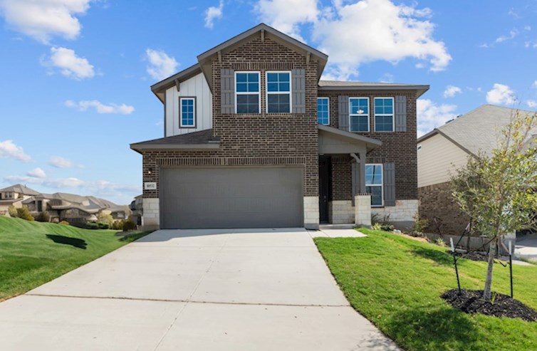 Bastrop Elevation Farmhouse A quick move-in