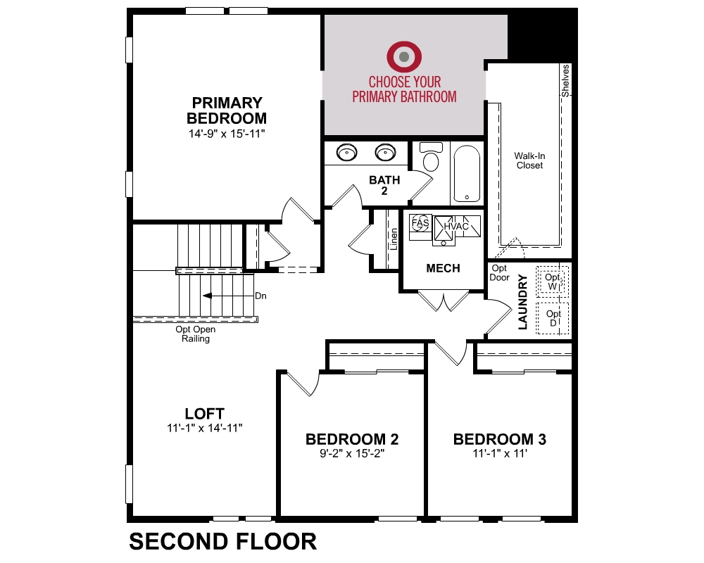 2nd Floor floor plan