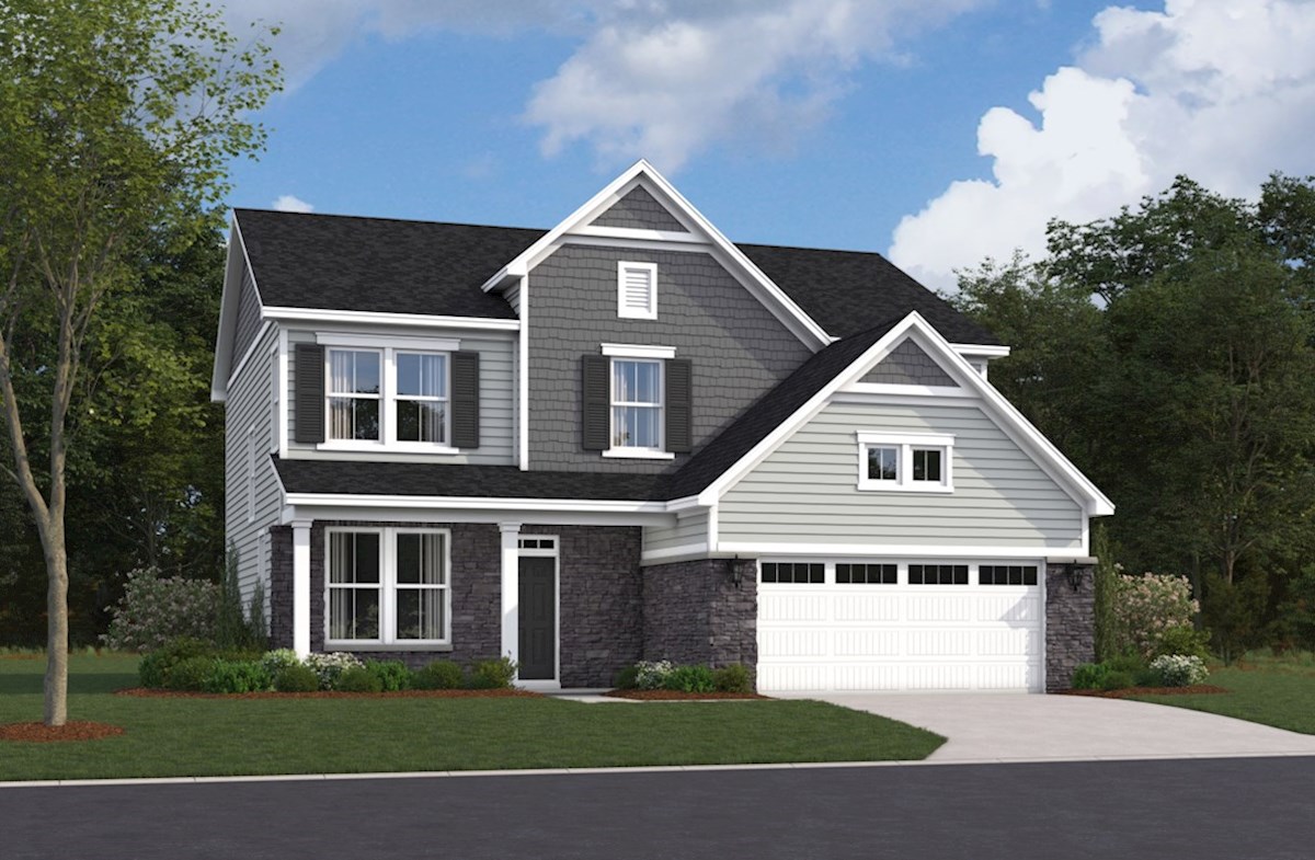 Jefferson Home Plan in Monon Corner, Westfield, IN | Beazer Homes