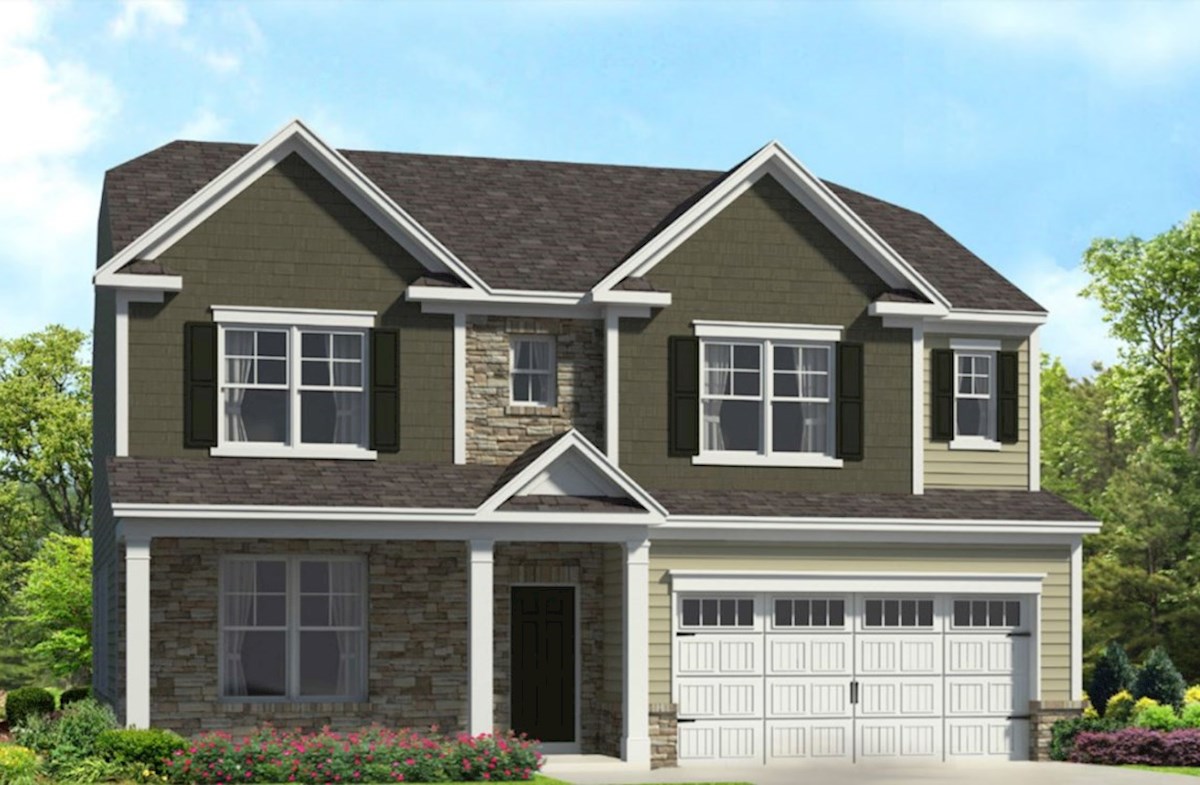 Juniper Home Plan In Weavers Pond Zebulon NC Beazer Homes