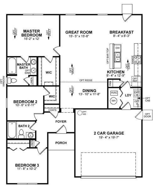 Dover Home Plan in Shadow Creek Farms, Columbus, IN | Beazer Homes ...