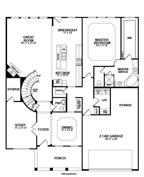 Madison Home Plan in Miramonte, Frisco, TX | Beazer Homes - Beazer Homes