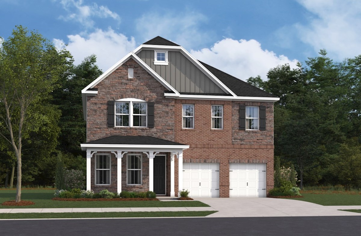 Ashford Home Plan in Reserve at Magnolia Farms, Hermitage, TN | Beazer ...