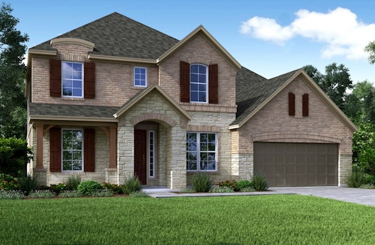 Fredericksburg Home Plan in Amira , Tomball, TX | Beazer Homes - Beazer ...