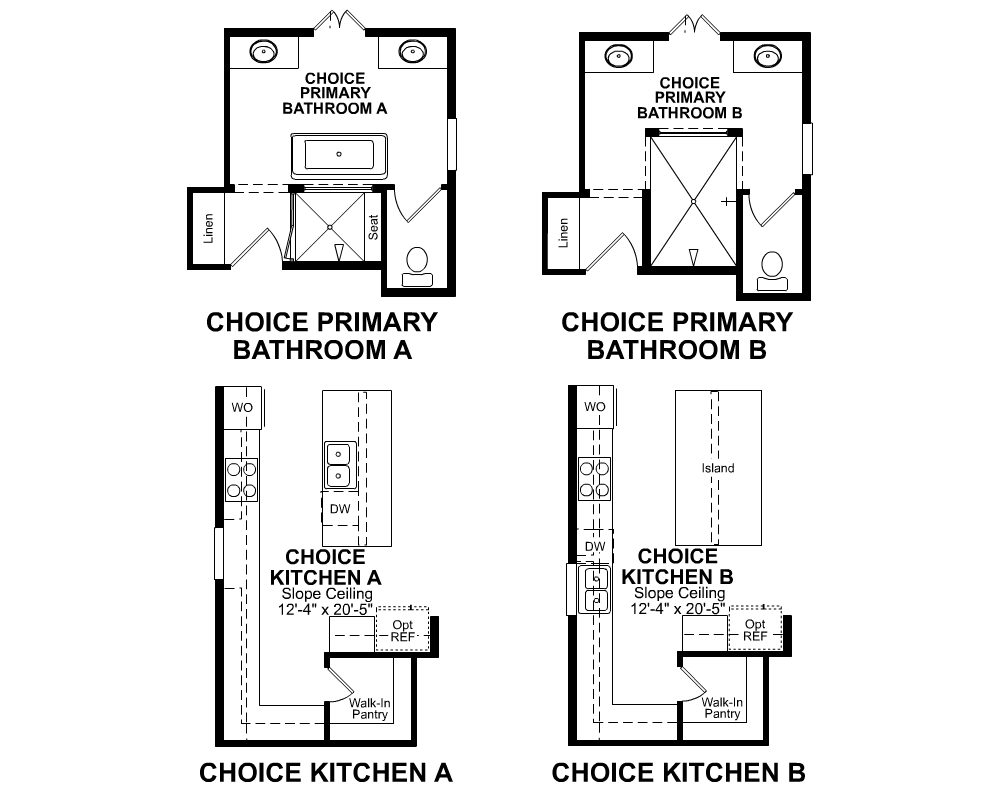 Choice options for 1st Floor