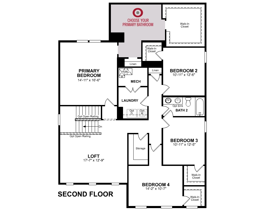 2nd Floor floor plan