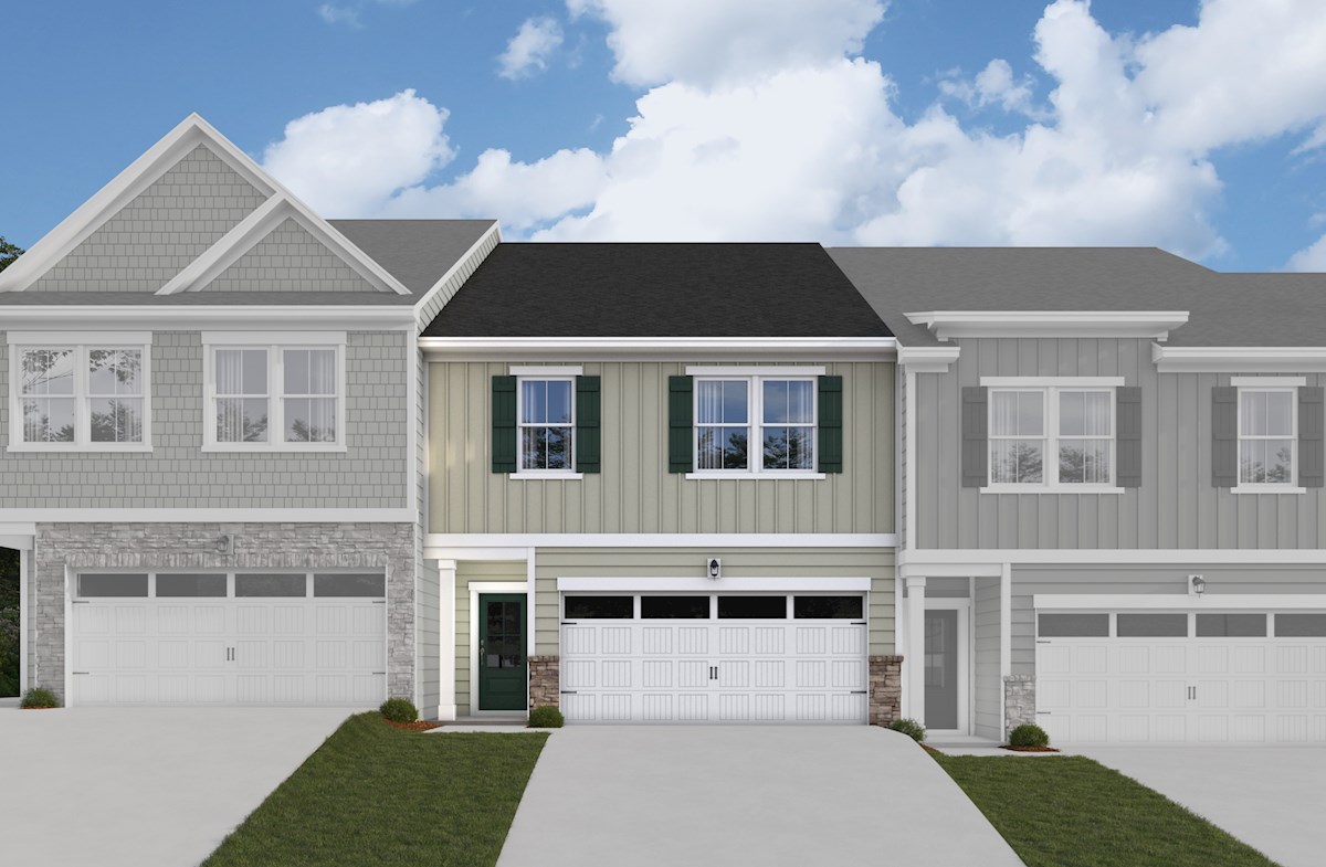 3-story townhome exterior