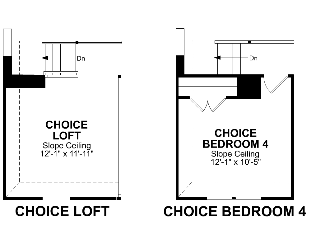 Choice options for 2nd Floor