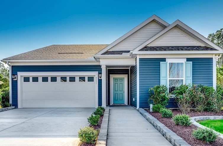 navy blue vinyl with light blue door