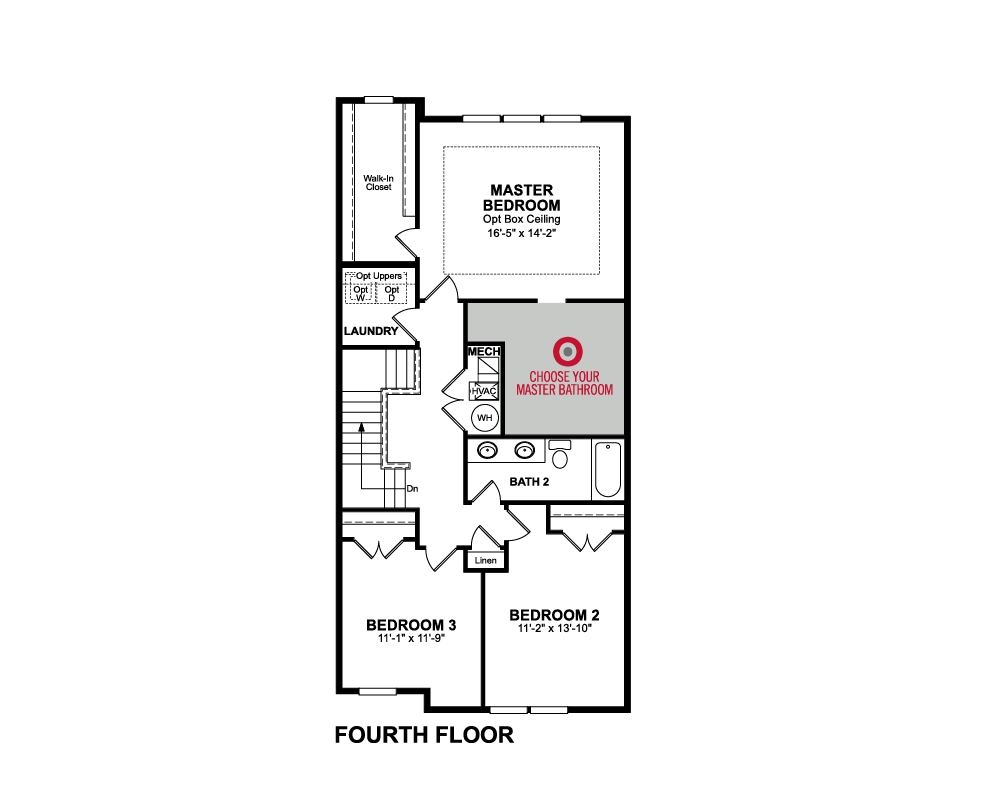 4th Floor floor plan
