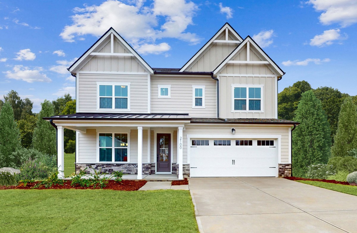 two-story single-family home exterior