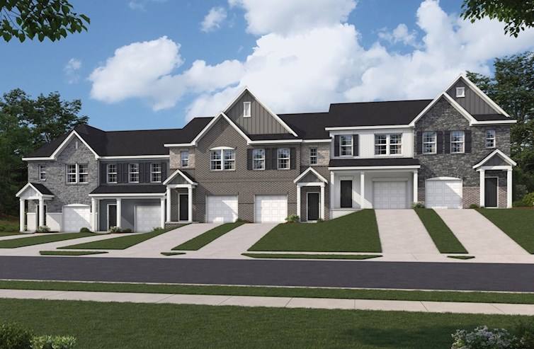 townhome exterior in Tulip Hills